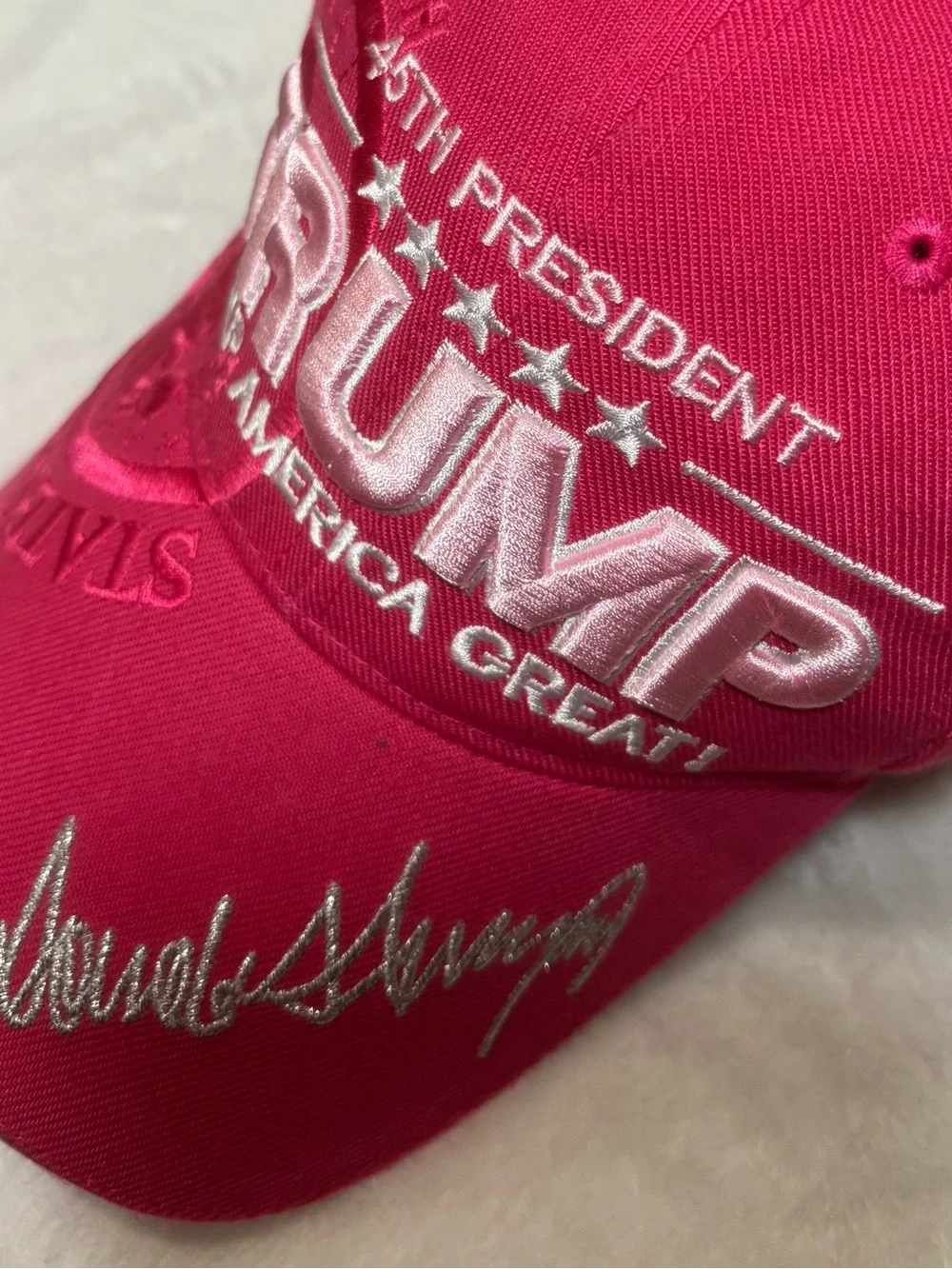 45th President TRUMP Keep‎ America Great Hot Pink Cap